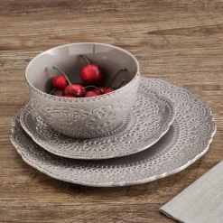 Pfaltzgraff® Chateau Smoke 12 Piece Dinnerware Set, Service for 4- Dinnerware Service For 4