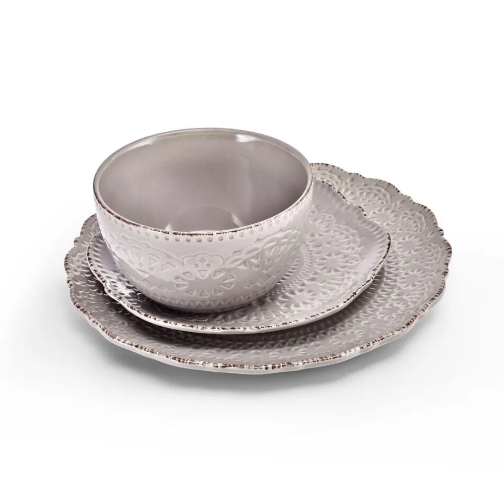 Pfaltzgraff® Chateau Smoke 12 Piece Dinnerware Set, Service for 4- Dinnerware Service For 4