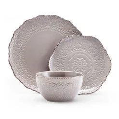 Pfaltzgraff® Chateau Smoke 12 Piece Dinnerware Set, Service for 4- Dinnerware Service For 4