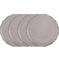 Pfaltzgraff® Chateau Smoke Set of 4 Dinner Plates- Dinner Plates