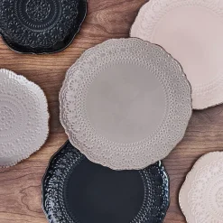 Pfaltzgraff® Chateau Smoke Set of 4 Dinner Plates- Dinner Plates