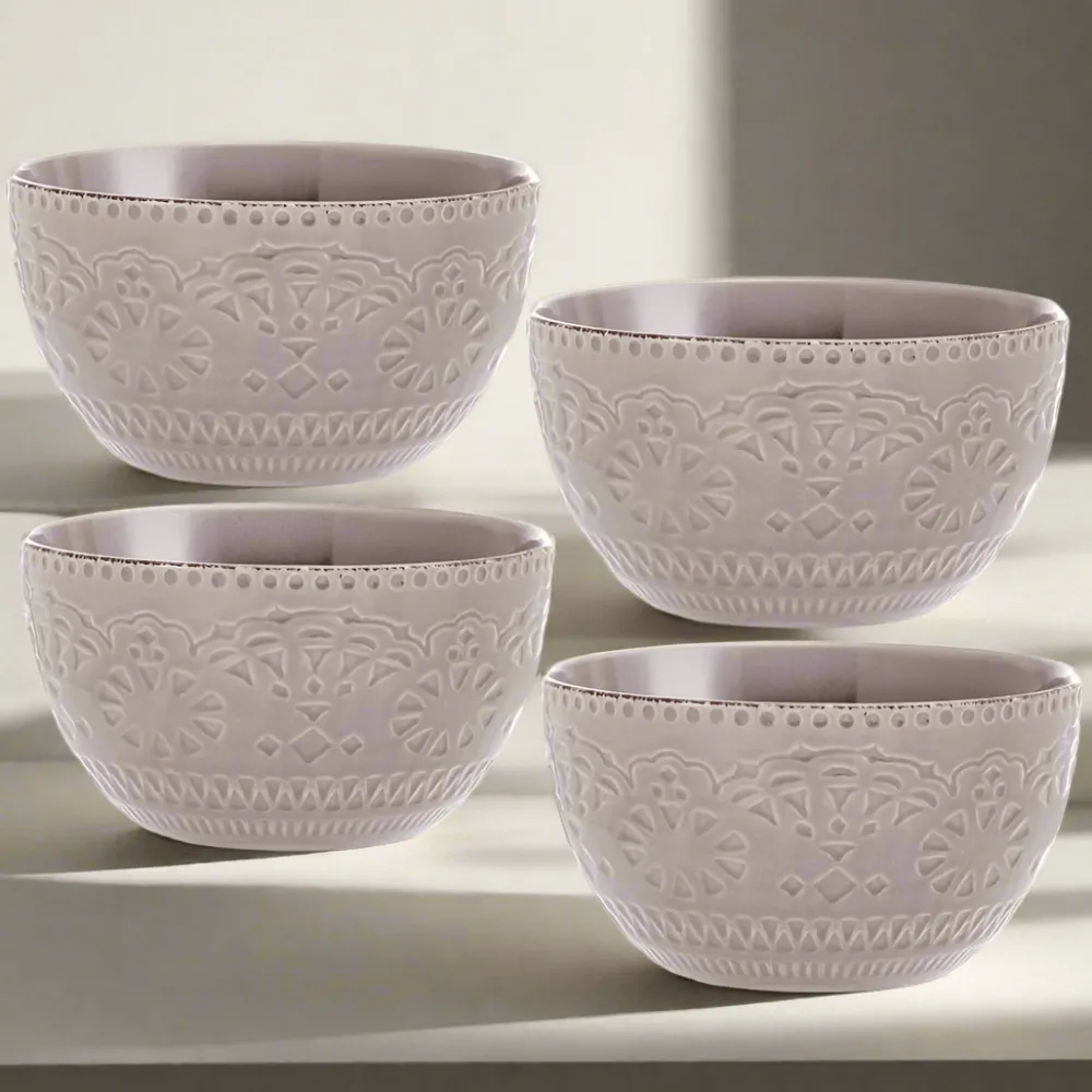 Pfaltzgraff® Chateau Smoke Set of 4 Soup Cereal Bowls- Soup Cereal Bowls