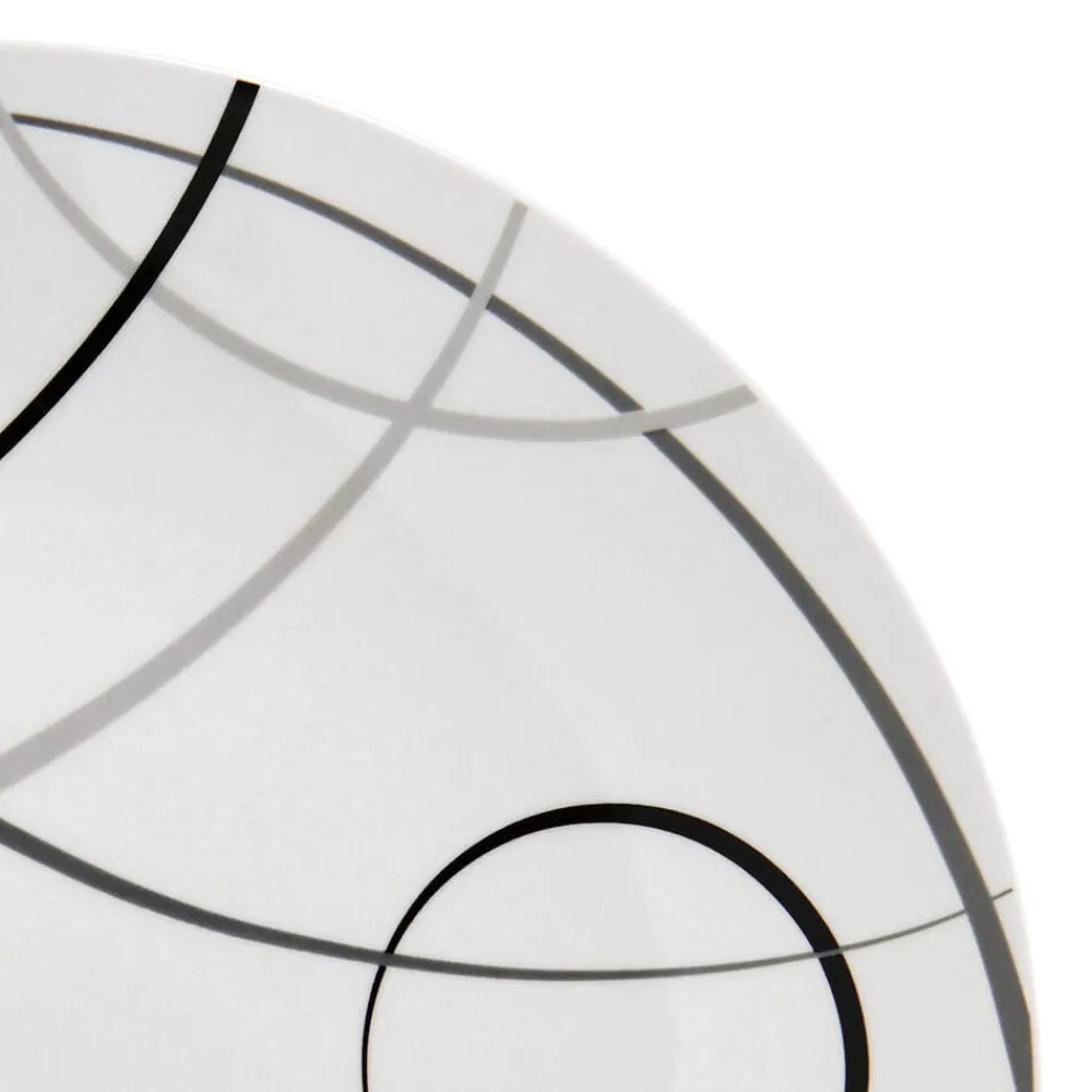 Studio Nova Circles 18 Piece Dinnerware Set, Service for 6- Dinnerware Service For 6