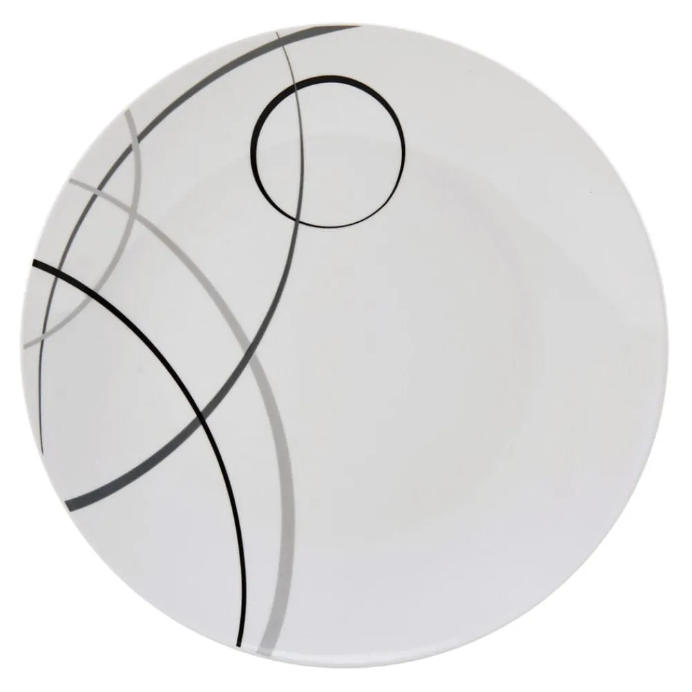 Studio Nova Circles 18 Piece Dinnerware Set, Service for 6- Dinnerware Service For 6