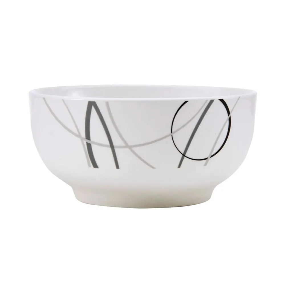 Studio Nova Circles 18 Piece Dinnerware Set, Service for 6- Dinnerware Service For 6