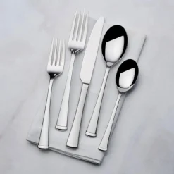 Gourmet Basics® Contempo 45 Piece Flatware Set, Service for 8- Sets