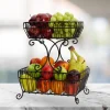 Gourmet Basics® Countryside 2 Tier Fruit Storage Basket- Fruit And Storage Baskets