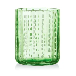 Darbie Angell Dappled Clouds Seafoam Set of 4 Double Old Fashioned Glasses- Drinking Glasses