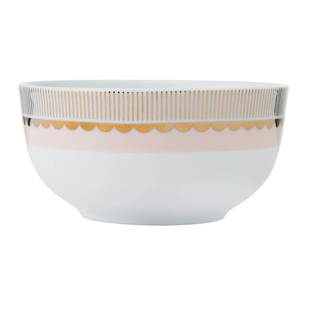 Darbie Angell Golden Charm Metallic 12 Piece Dinnerware Set, Service for 4- Dinnerware Service For 4