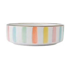 Darbie Angell Happy Spring Summer 9 piece Bowl Set, Service for 3- Pasta Bowls