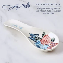 Dolly Parton Butterfly Spoon Rest- Spoon Rests And Trivets