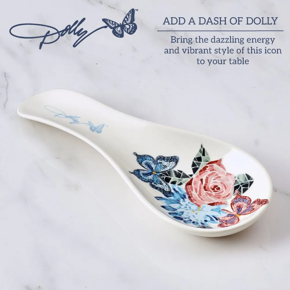 Dolly Parton Butterfly Spoon Rest- Spoon Rests And Trivets