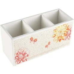 Dolly Parton Mosaic Flower Utensil Flatware Caddy- Flatware Caddies