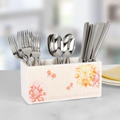 Dolly Parton Mosaic Flower Utensil Flatware Caddy- Flatware Caddies