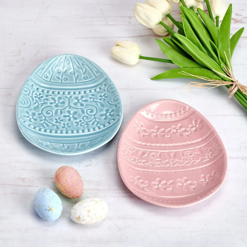 Pfaltzgraff® Easter Egg Teal Plate- Salad Plates