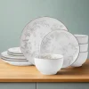 Pfaltzgraff® Enchanted Bloom 12 Piece Dinnerware Set, Service for 4- Dinnerware Service For 4