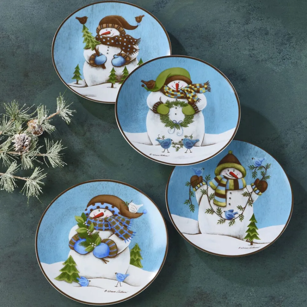 Pfaltzgraff® Evergreen Ernie Set of 4 Salad Plates- Salad Plates