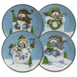 Pfaltzgraff® Evergreen Ernie Set of 4 Salad Plates- Salad Plates