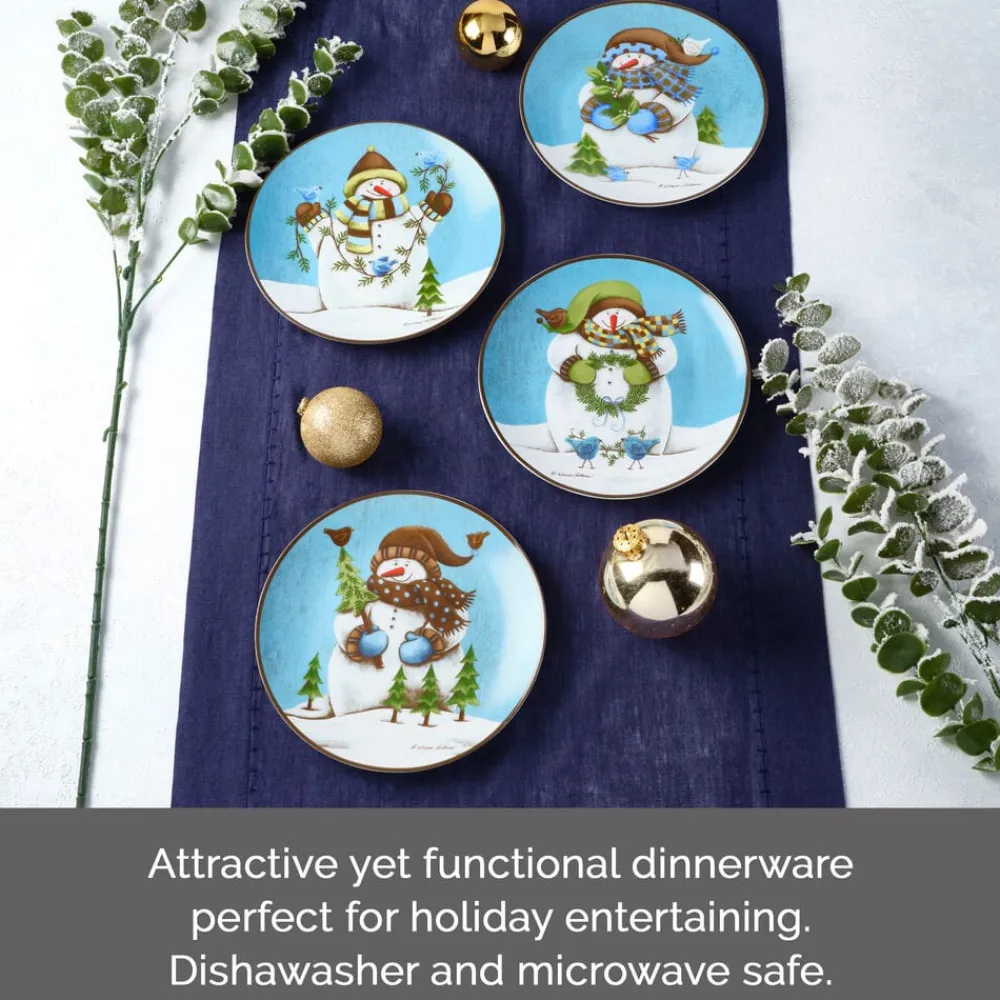 Pfaltzgraff® Evergreen Ernie Set of 4 Salad Plates- Salad Plates