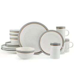 Pfaltzgraff® Ezra Grey 16 Piece Dinnerware Set, Service for 4- Dinnerware Service For 4
