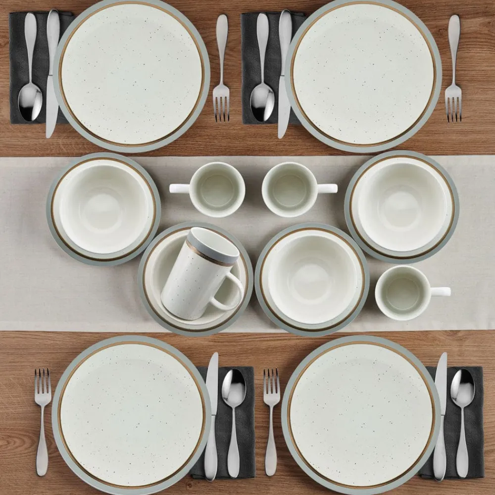 Pfaltzgraff® Ezra Grey 16 Piece Dinnerware Set, Service for 4- Dinnerware Service For 4