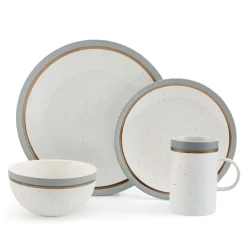 Pfaltzgraff® Ezra Grey 16 Piece Dinnerware Set, Service for 4- Dinnerware Service For 4