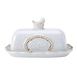 Pfaltzgraff® Farmhouse Hen Covered Butter Dish- Butter Dishes