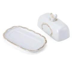 Pfaltzgraff® Farmhouse Hen Covered Butter Dish- Butter Dishes