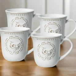 Pfaltzgraff® Farmhouse Hen Set of 4 Mugs- Coffee Mugs