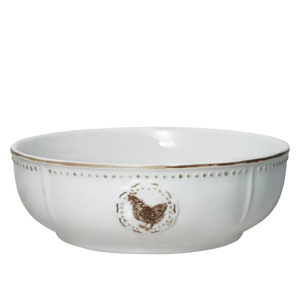Pfaltzgraff® Farmhouse Hen Vegetable Bowl- Serve Bowls