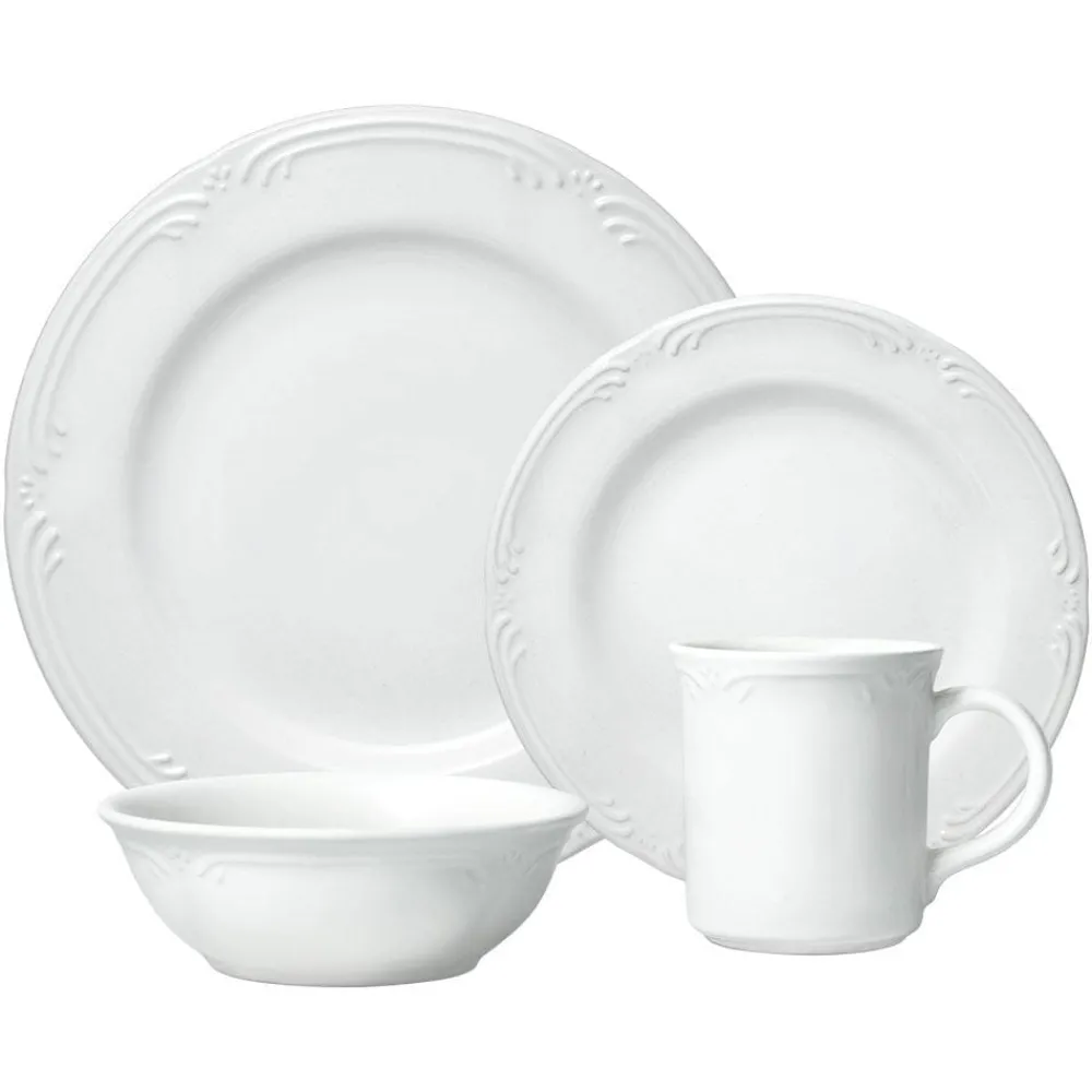 Pfaltzgraff® Filigree® Dinnerware Set- Dinnerware Service For 8|Dinnerware Service For 4