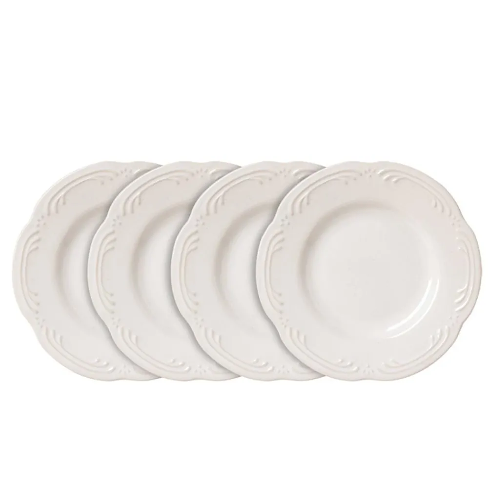 Pfaltzgraff® Filigree® Set of 4 Bread and Butter or Dessert Plates- Appetizer Plates