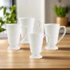 Pfaltzgraff® Filigree® Set of 4 Footed Mugs- Coffee Mugs