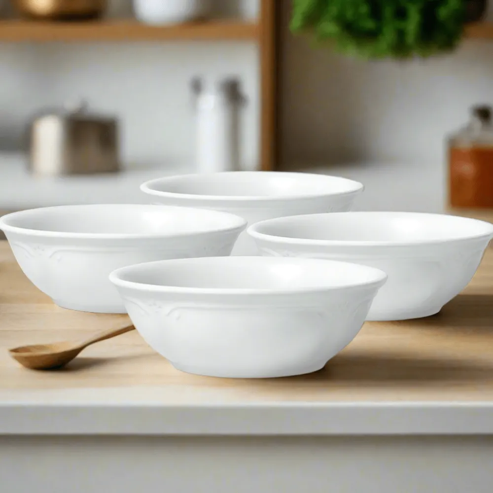 Pfaltzgraff® Filigree® Set of 4 Soup Cereal Bowls- Soup Cereal Bowls
