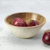 Fitz and Floyd Austin Craft Deep Serve Bowl, White- Serve Bowls