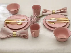 Pfaltzgraff® Flamingo Pink 16 Piece Dinnerware Set, Service for 4- Dinnerware Service For 4