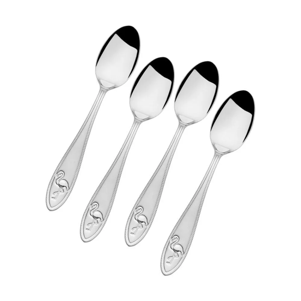 Towle® Everyday Flamingo Set of 4 Demitasse Mini Coffee Spoons- Openstock|Sets