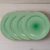 Pfaltzgraff® French Lace Set of 4 Green Dinner Plates- Dinner Plates