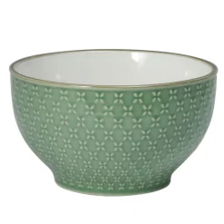 Pfaltzgraff® French Lace Set of 4 Green Soup Cereal Bowls- Soup Cereal Bowls