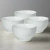 Pfaltzgraff® French Lace Set of 4 White Soup Cereal Bowls- Soup Cereal Bowls