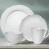 Pfaltzgraff® French Lace White Dinnerware Set- Dinnerware Service For 8|Dinnerware Service For 4