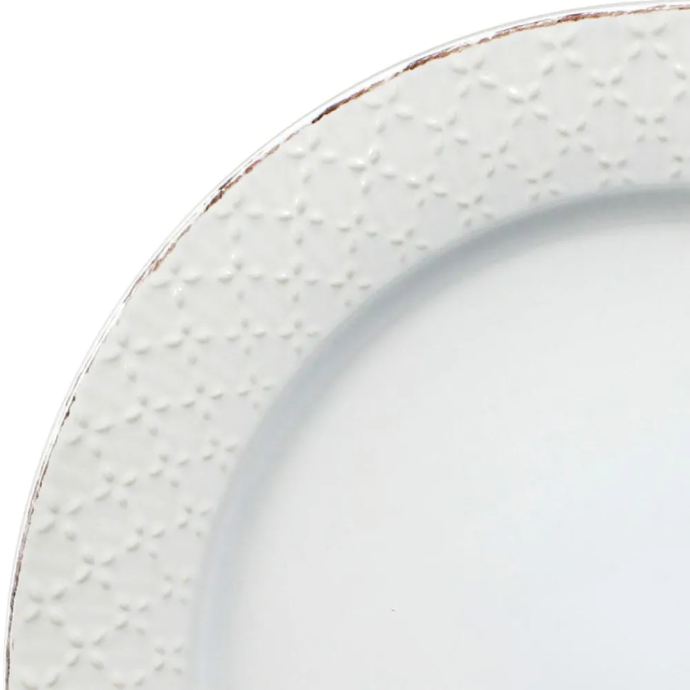 Pfaltzgraff® French Lace White Dinnerware Set- Dinnerware Service For 8|Dinnerware Service For 4