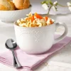 Pfaltzgraff® French Lace White Jumbo Soup Mug- Soup Cereal Bowls