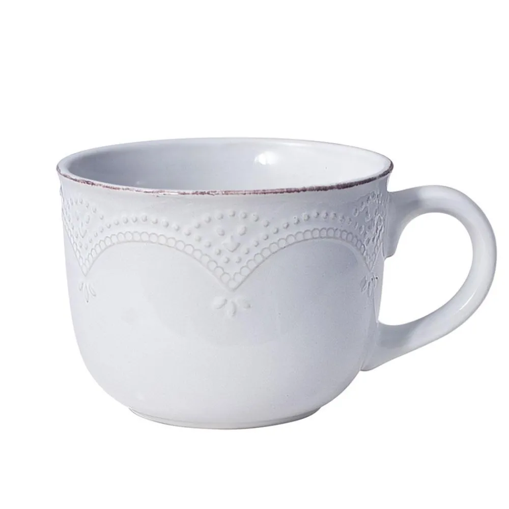 Pfaltzgraff® French Lace White Jumbo Soup Mug- Soup Cereal Bowls