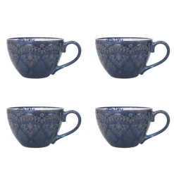 Pfaltzgraff® Gabriela Blue 16 Piece Dinnerware Set, Service for 4- Dinnerware Service For 4