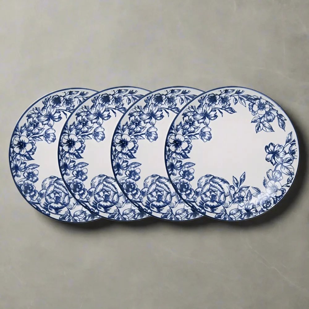 Pfaltzgraff® Gabriela Blue Set of 4 Salad Plates- Salad Plates