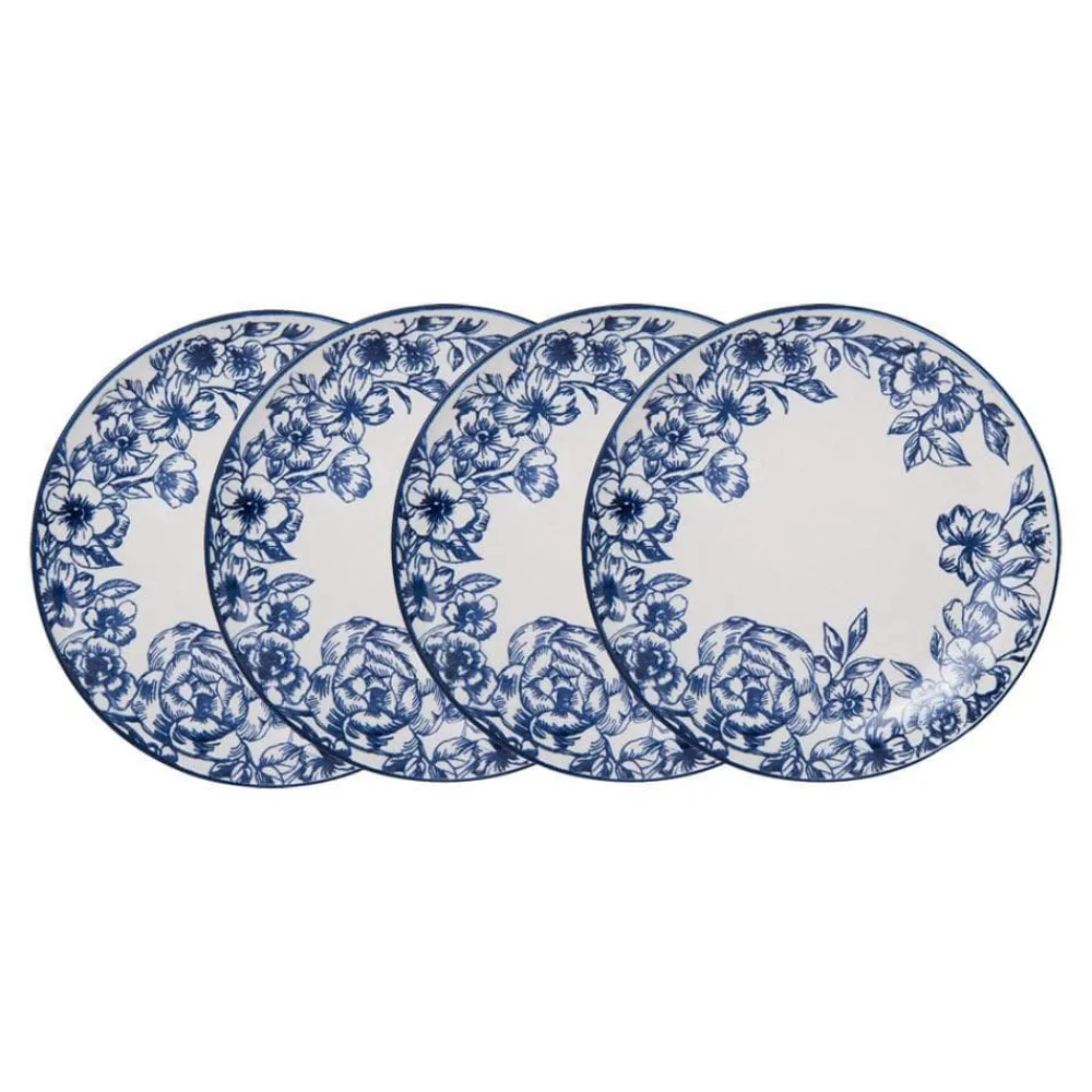 Pfaltzgraff® Gabriela Blue Set of 4 Salad Plates- Salad Plates