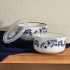 Pfaltzgraff® Gabriela Blue Set of 2 Storage Bowls with Lids- Serve Bowls