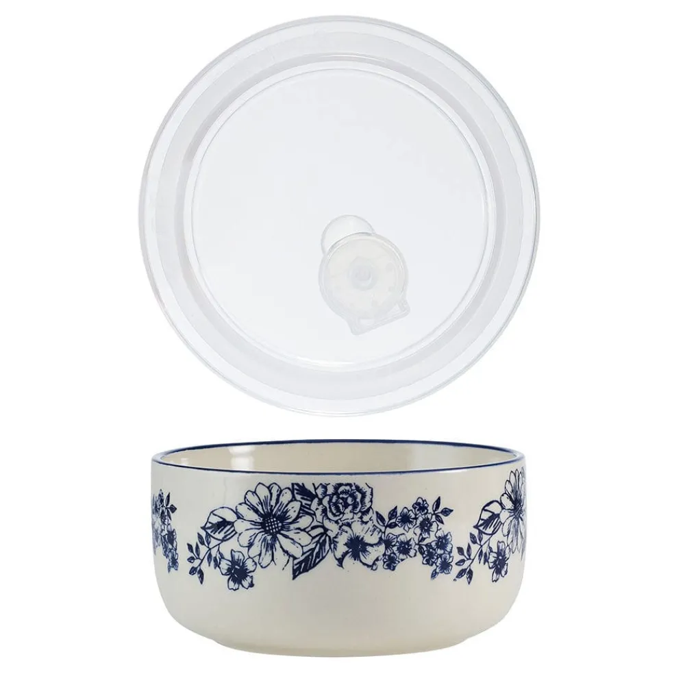 Pfaltzgraff® Gabriela Blue Set of 2 Storage Bowls with Lids- Serve Bowls