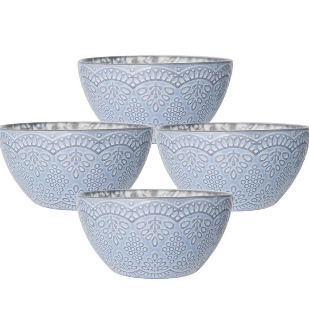 Pfaltzgraff® Gabriela Gray Set of 4 Soup Cereal Bowls- Soup Cereal Bowls